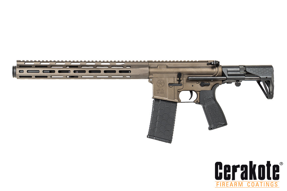 EVO Recon PDW Standard Rail Midnight Bronze Lone Star Cerakote by Evolution Airsoft