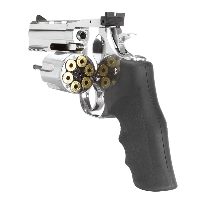 Dan Wesson 715 Chrome - Silver 4" Full Metal Co2 by Asg