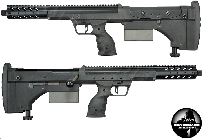 Desert Tech SRS A1 Covert 16inch Bolt Action by Silverback Airsoft