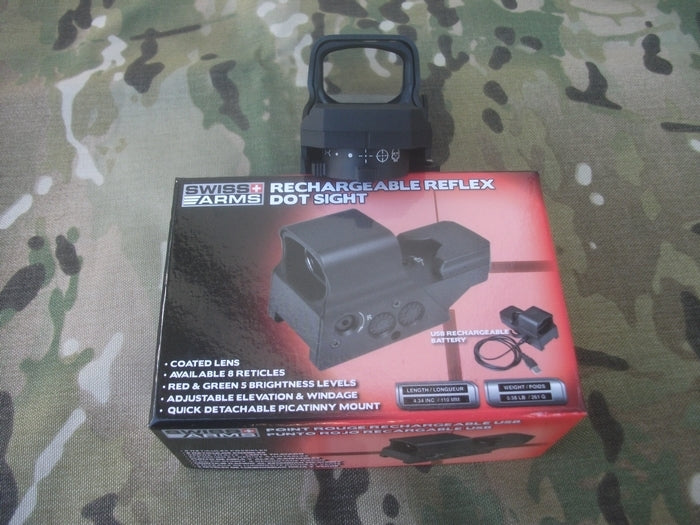Dot Sight Reflex USB Rechargeable by Swiss Arms