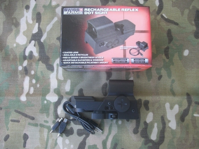 Dot Sight Reflex USB Rechargeable by Swiss Arms