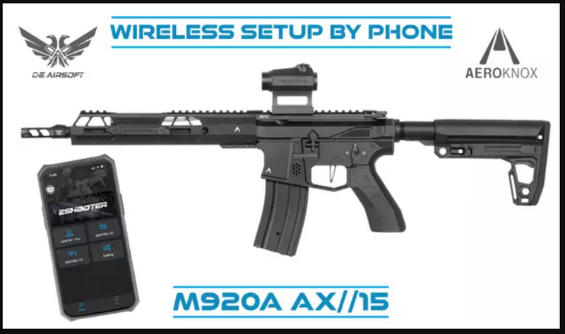 Double Bell > Aeroknox M920A AX15 AEG Rifle ETU Bluetooth by Aeroknox > Double Bell