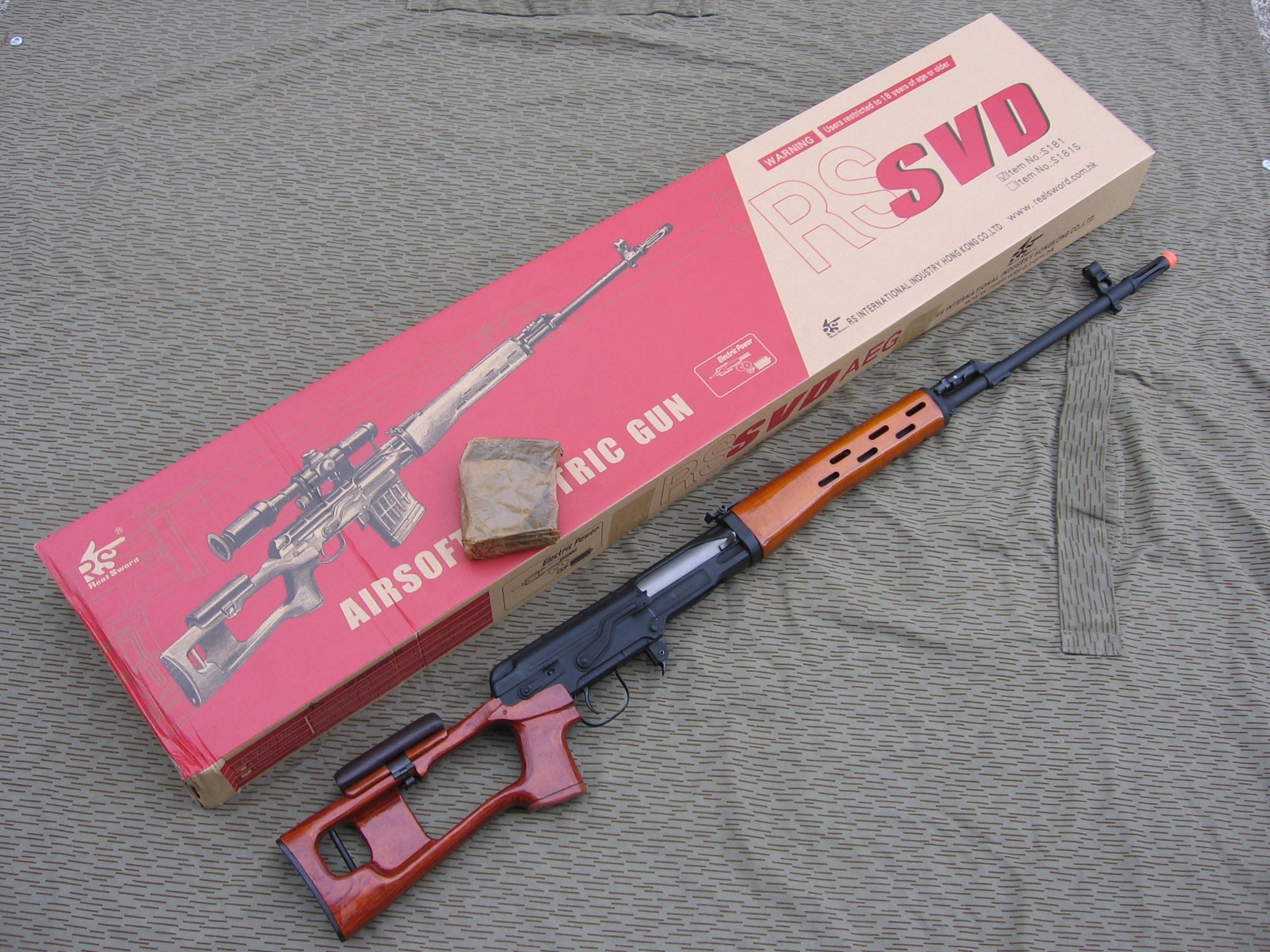 Dragunov RS SVD Full Wood & Metal by Real Sword
