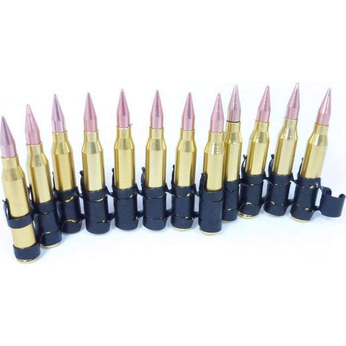 Dummy 5.56mm Bullet Chain Nastro Cartucce M249