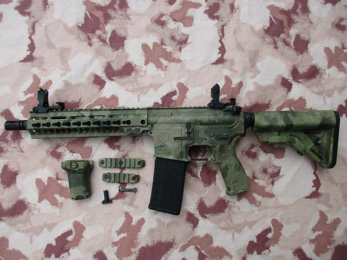 MK5 SMR 10,5" KeyMod Black Jack Carbine A-Tacs FG DY-AEG31-ATFG by Dytac per Evolution Airsoft