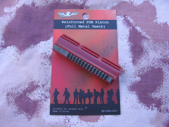 Full Metal Teeth Pistone con Cremagliera in Acciaio by Eagle Force