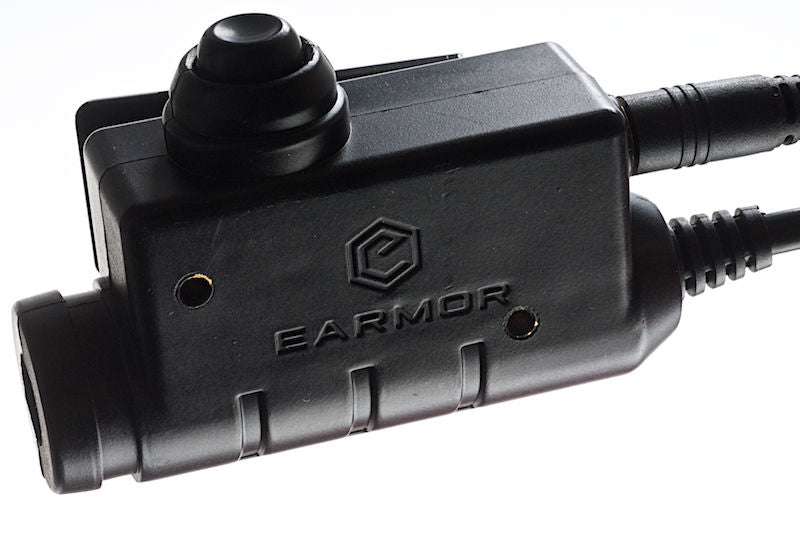 Earmor Opsmen M52 PTT Push To Talk  Midland Military Adaptor