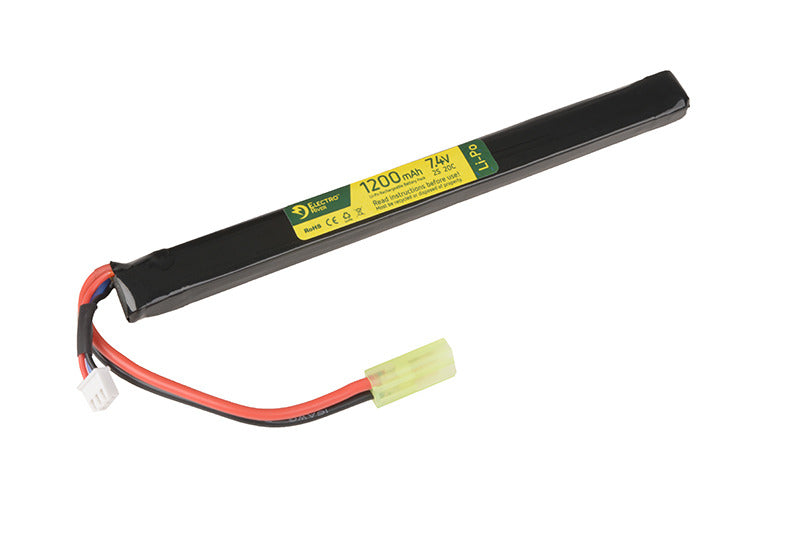 Li-Po Battery Batteria Stick 1200mAh 20C 7,4V by Electro River