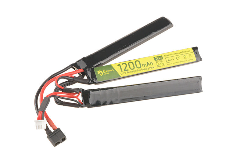 Deans T-Plug Li-Po Battery 1200mAh 25-50C 11,1V by Electro River