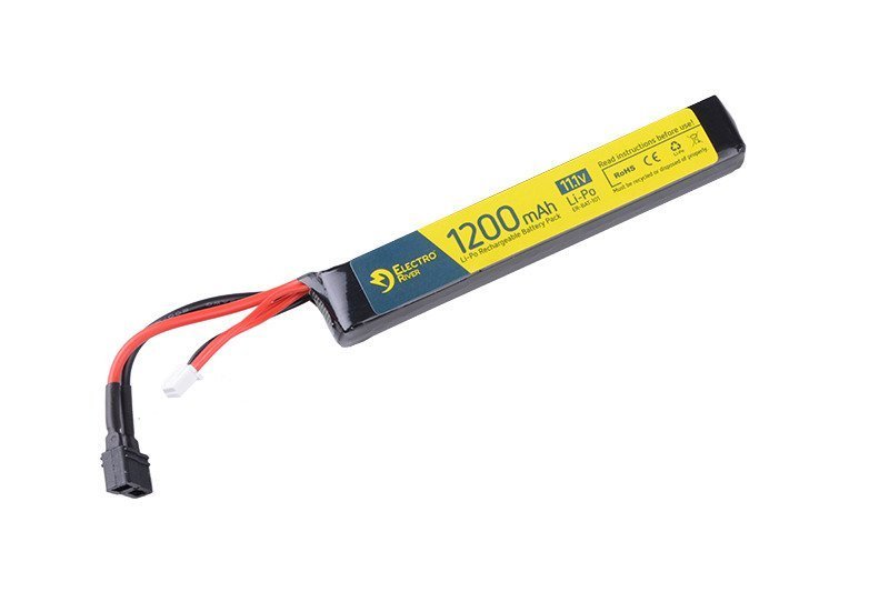 Li-Po Battery Batteria Stick 1200mAh 15-30C 11,1V by Electro River