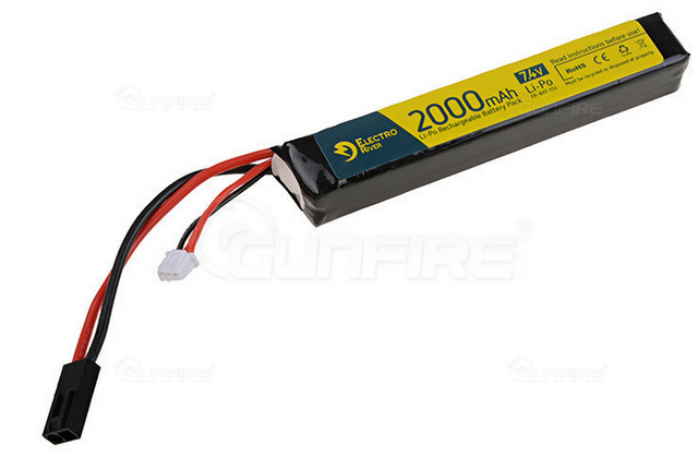 Electro River Li-Po Battery 2000mAh 7,4v 15-30C