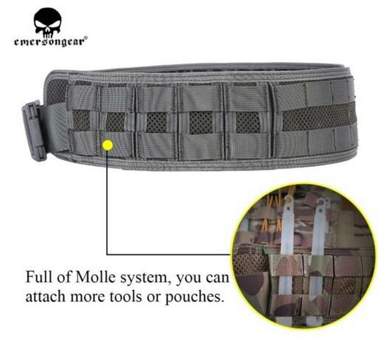 Emerson Tactical MOLLE Laod Bearing Utility Belt Combat Airsoft Hunting Gear FG Foliage Green by EmersonGear