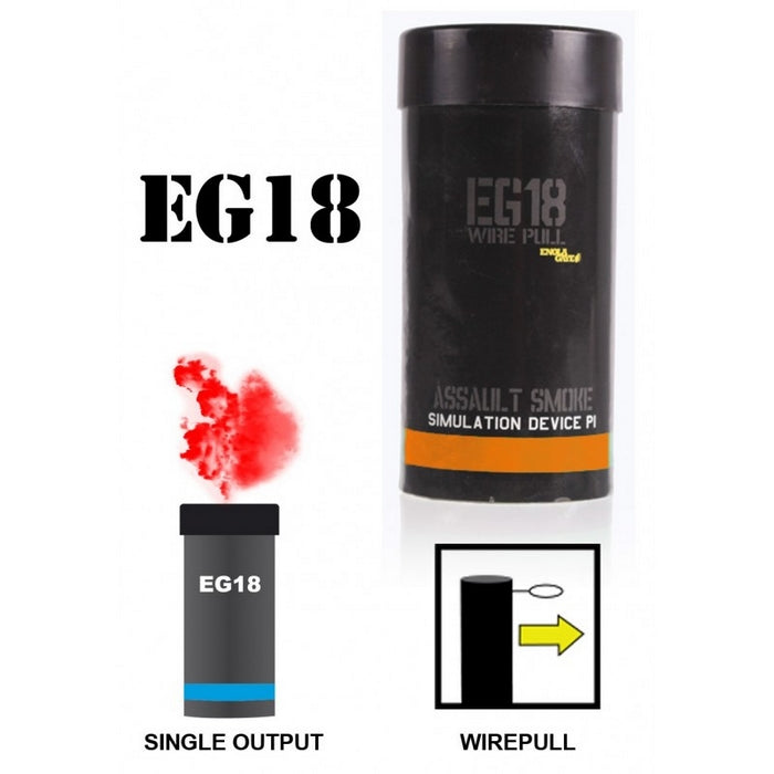 Enola Gaye EG18 - M18 Type Orange Assault Pin Smoke Grenade Fumogeno Arancione con Anello a Strappo by Enola Gaye