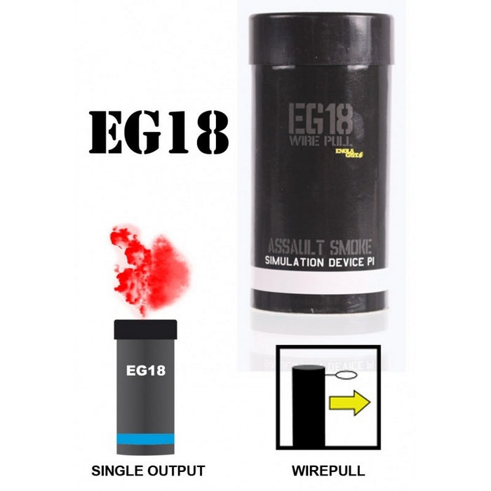 Enola Gaye EG18 - M18 Type White Assault Pin Smoke Grenade Fumogeno Bianco con Anello a Strappo by Enola Gaye