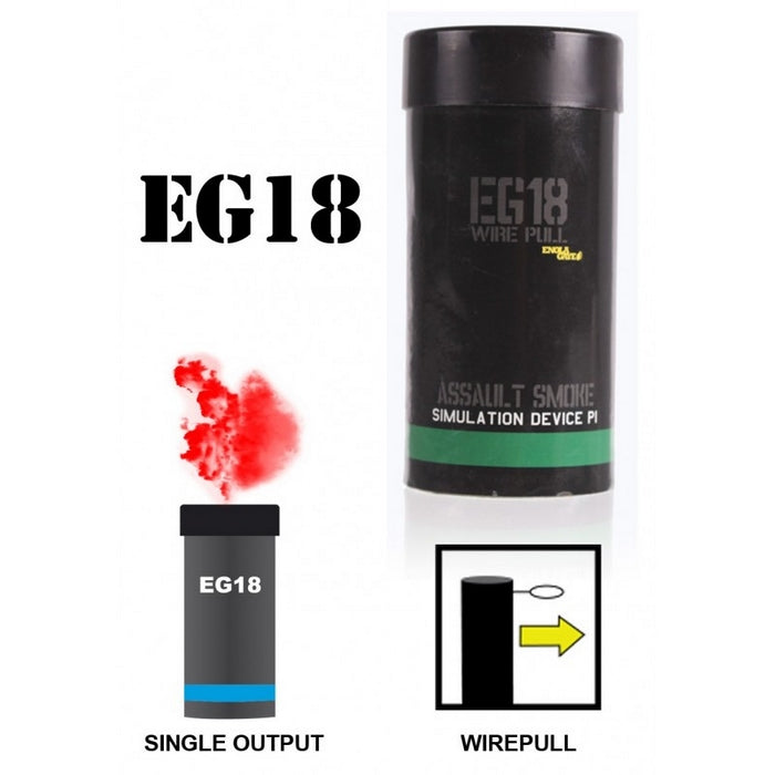 Enola Gaye EG18 - M18 Type Green Assault Pin Smoke Grenade  Fumogeno Verde con Anello a Strappo by Enola Gaye