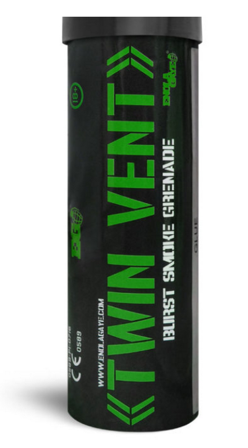 Enola Gaye BWP Burst Wire Pull Twin Vent Green Burst Smoke Grenade by Enola Gaye