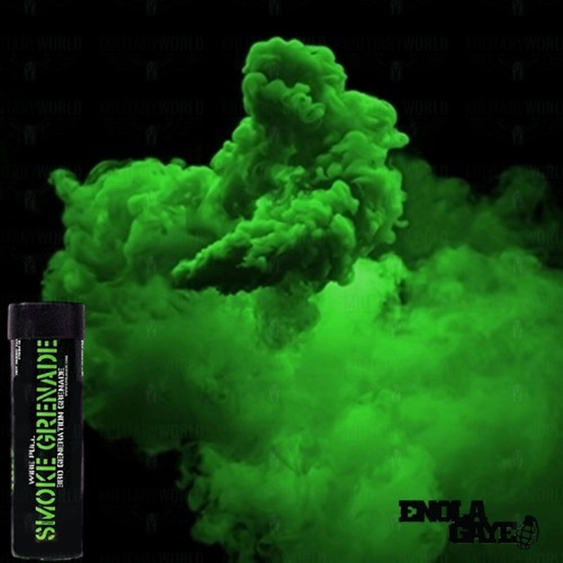 Enola Gaye Fumogeno WP40 Wire Pull Green Smoke Grenade by Enola Gaye
