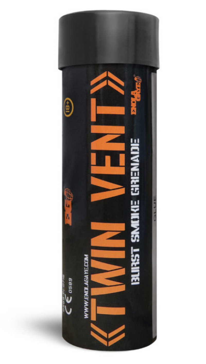 Enola Gaye BWP Burst Wire Pull Twin Vent Burst Smoke Grenade Orange Arancione by Enola Gaye