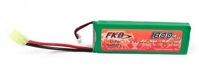 Li-Po Batteria 1800mAh 7,4v. 20C by FKB