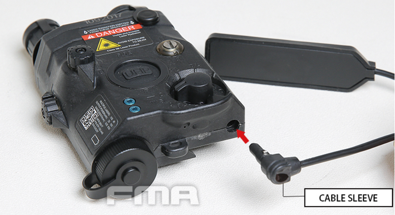 FMA LAB PEQ LA5 IR Red Laser Dark Earth by FMA