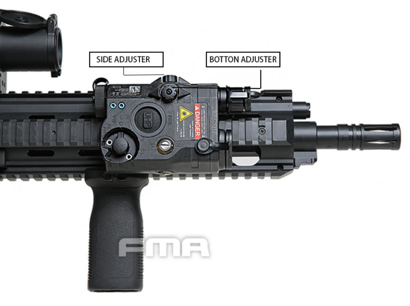 FMA LAB PEQ LA5 IR Red Laser Dark Earth by FMA