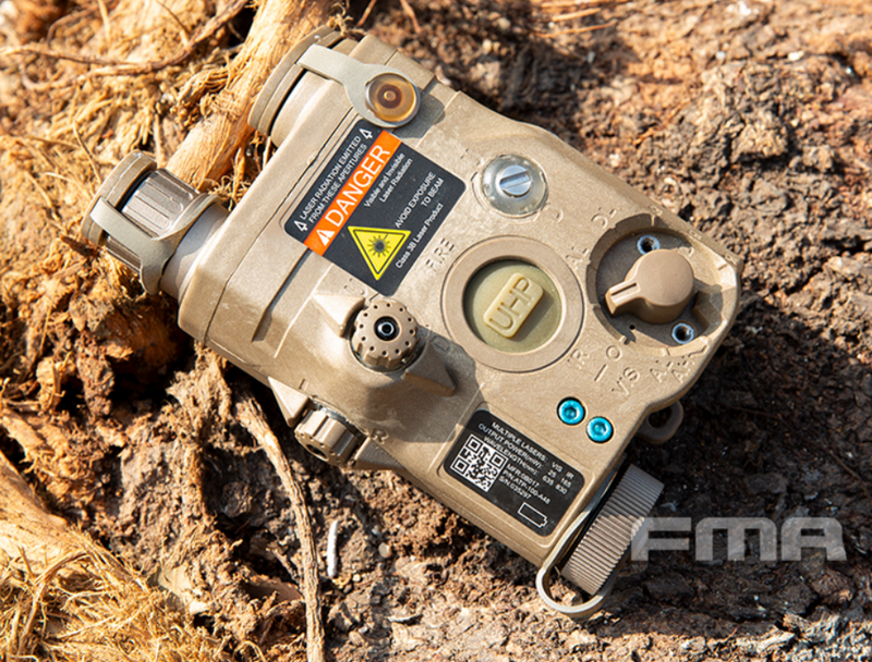 FMA LAB PEQ LA5 IR Red Laser Dark Earth by FMA
