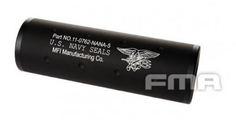 FMA Silencer - Silenziatore - Barrel Extension "Navy Seals" 107mm. CCW-CW Universale 14mm. By FMA