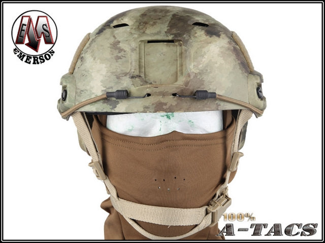 Fast BJ A-Tacs Armed Helmet by Emerson