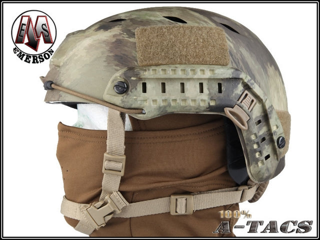 Fast BJ A-Tacs Armed Helmet by Emerson