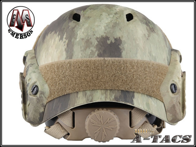 Fast BJ A-Tacs Armed Helmet by Emerson