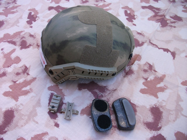 FAST Future Assault Shell Tech. Helmet A-Tacs FG Foliage Green Elmetto Fast by Royal