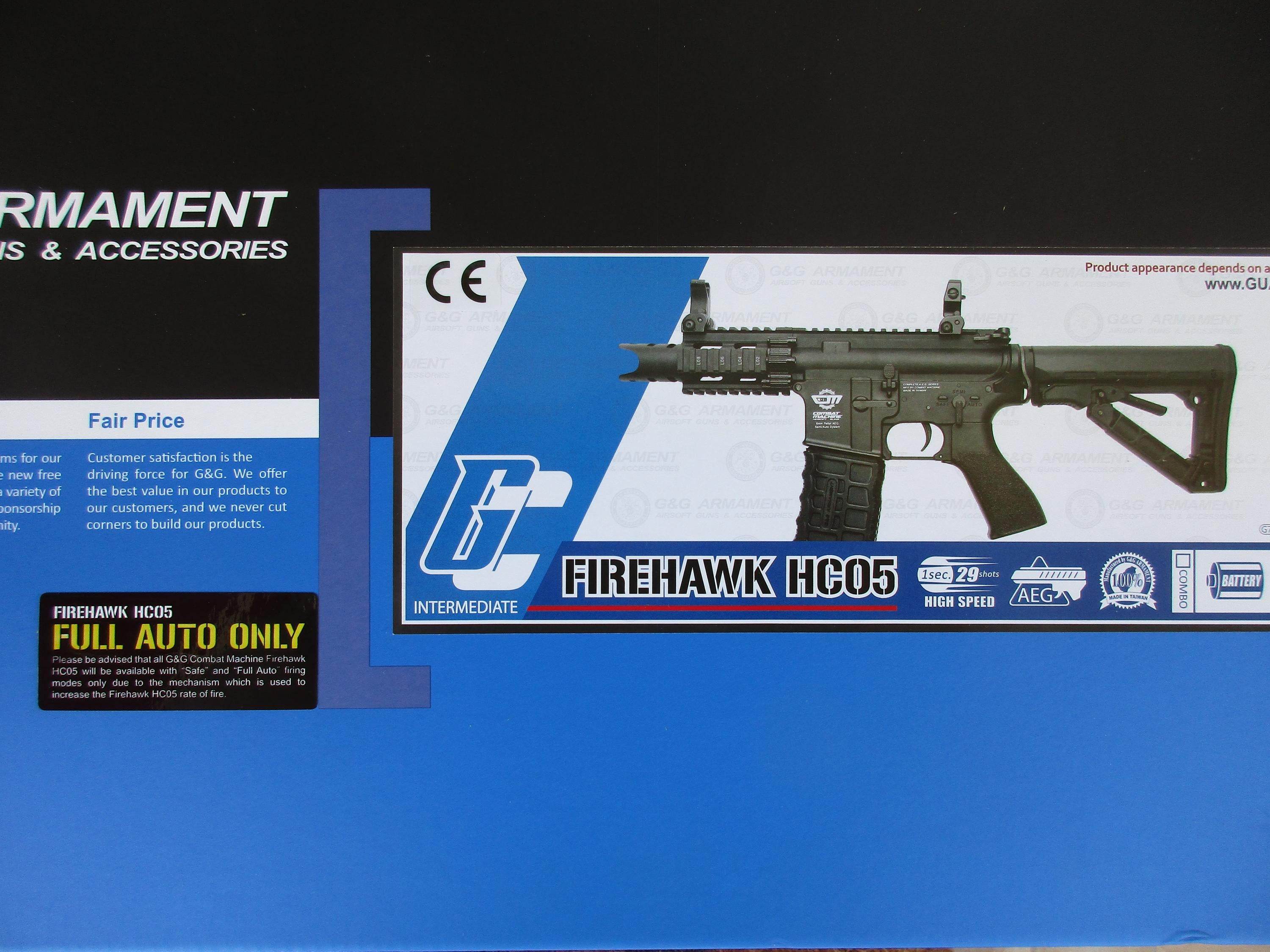 FireHawk HC05 EGC-16P-FHC-BNB-NCM by G&G
