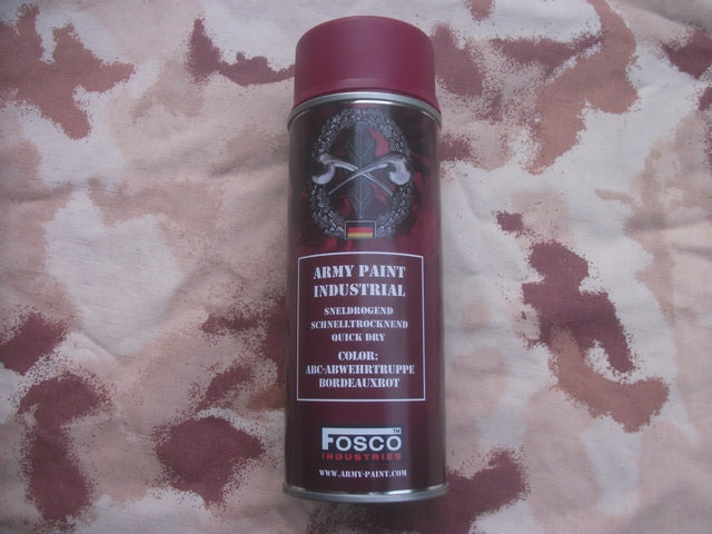Fosco Army Paint Fosco Industrial "ABC - Abwehrtruppe Bordeaux Rot" Red by Fosco