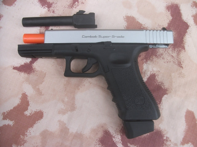 G17 S17 Combat Super Grade Silver-Black by Stark Arms