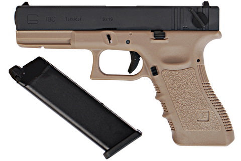WE G-Series G18C Tan GBB Gas Blow Back by WE