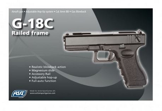G18c Metal Slide Blowback Full Auto by Asg