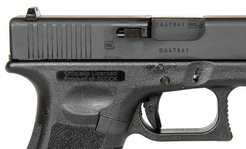 GHK > Umarex Glock 17 Gen. 3 Steel Slide GBB Gas Blow Back Scritte e loghi Originali by GHK > Umarex