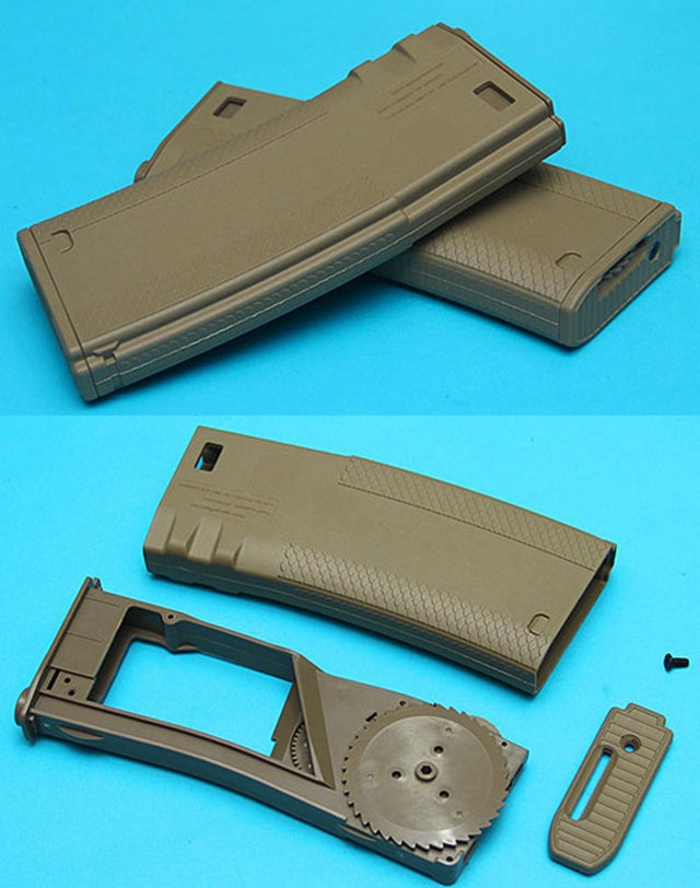 Troy Kit Due Caricatori  Dark Earth 340bb. per Serie M4 - M16 by G&P