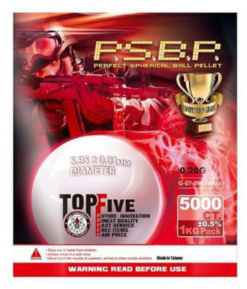G&G G-07-096 Pallini PSBP Perfect Spherical Ball Pellet 0,20 1Kg = 5000bb by G&G