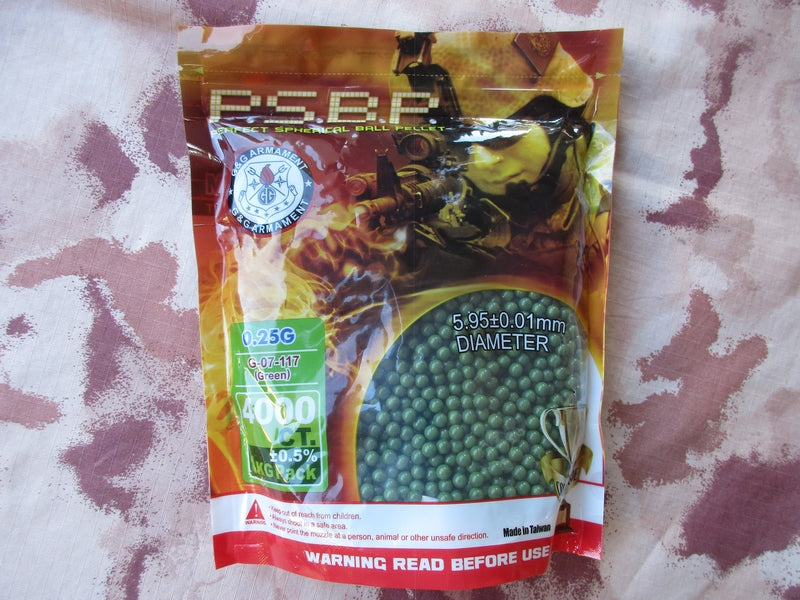 G&G G-07-117 Perfect 0.25 Green bb 1kg = 4000pcs by G&G