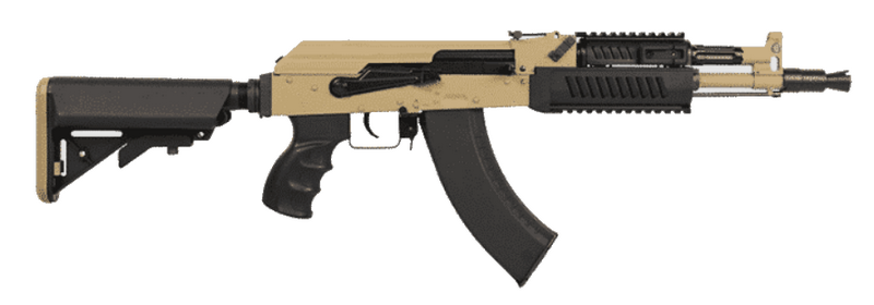 G&G AK RK104 Crane Tan Etu - Mosfet 3rd Burst Li-Po Ready GRK-104-ETU-DNB-NCM by G&G