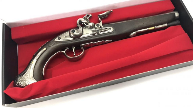 George Washington Flintlock Spring Air Cocking Gun Pistol by K.T.W.