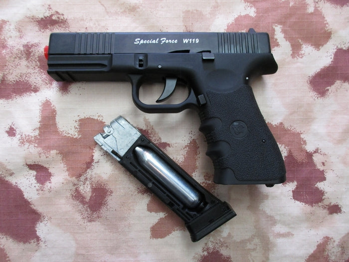 Win Gun G19 Metal Slide Special Force W119 Co2 GBB Scarrellante by WG