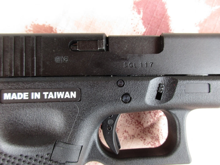 Glock 17 G17 Gen4 Co2 GBB Metal Slide Scritte e Loghi Originali by Vfc per Cybergun