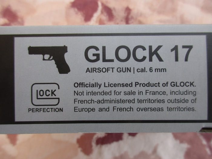 Glock 17 Gen3 Scritte e Loghi Originali Metal Slide GBB by Vfc per Umarex