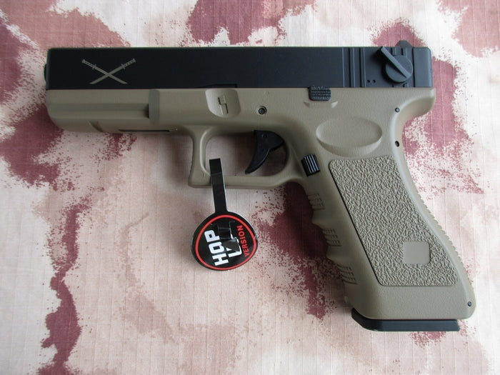 Yakuza AEP Li-Po G18c Type Tan Micro Mosfet by Delta Tactics Airsoft
