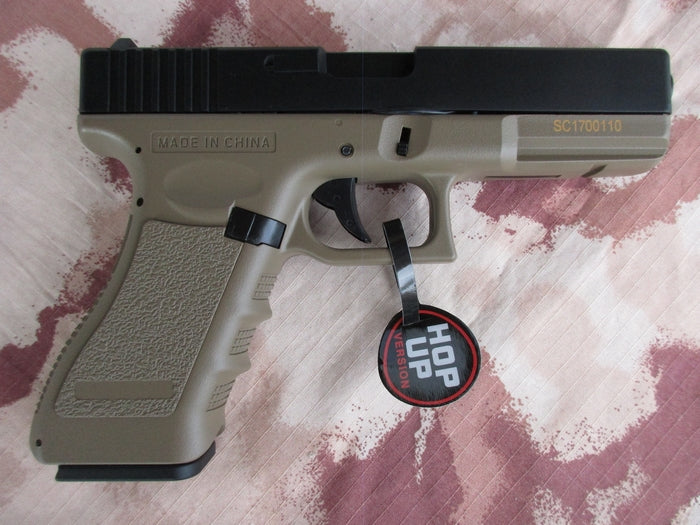 Yakuza AEP Li-Po G18c Type Tan Micro Mosfet by Delta Tactics Airsoft