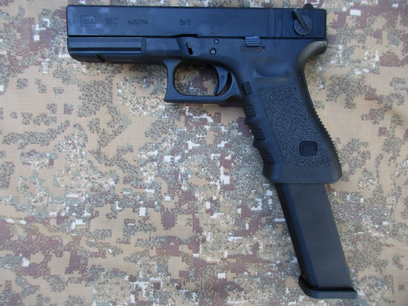 Glock 18c Gen3 Full Auto GBB Gas Blow Back 50bb. Magazine Scritte e Loghi Originali by Vfc x Umarex