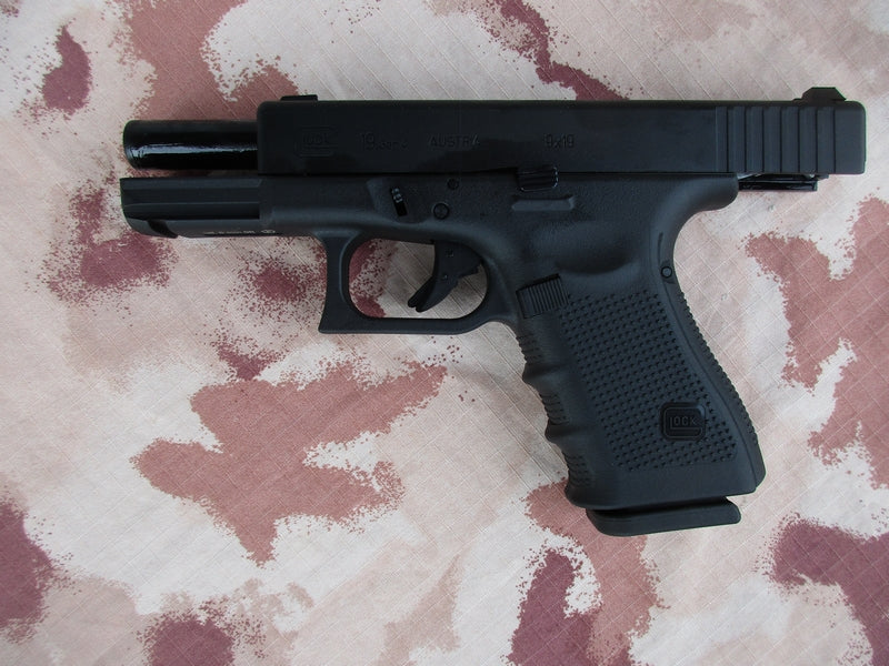 VFC Glock 19 G19 Gen 4 GBB Metal Slide Scritte e Loghi Originali by Vfc per Umarex