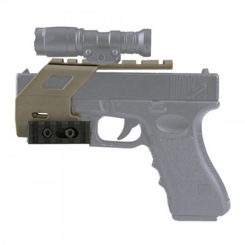 G-Series G17 - G18 - G19 Rail Base Mount System Tan